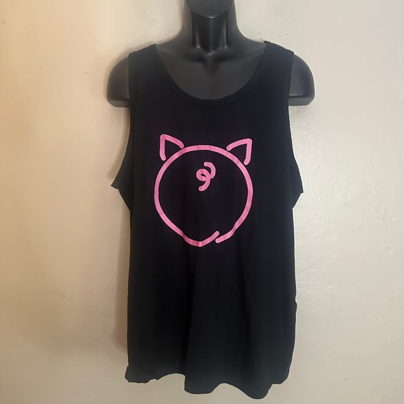 Other - Pig Tank Top 23" armpit to armpit 100% cotton Gently worn No size tag